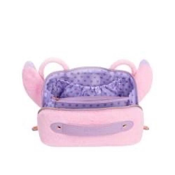 Impressions Disney Stitch Angel Fluffy Pink Unfold Travel Makeup Bag - Picture 3 of 3